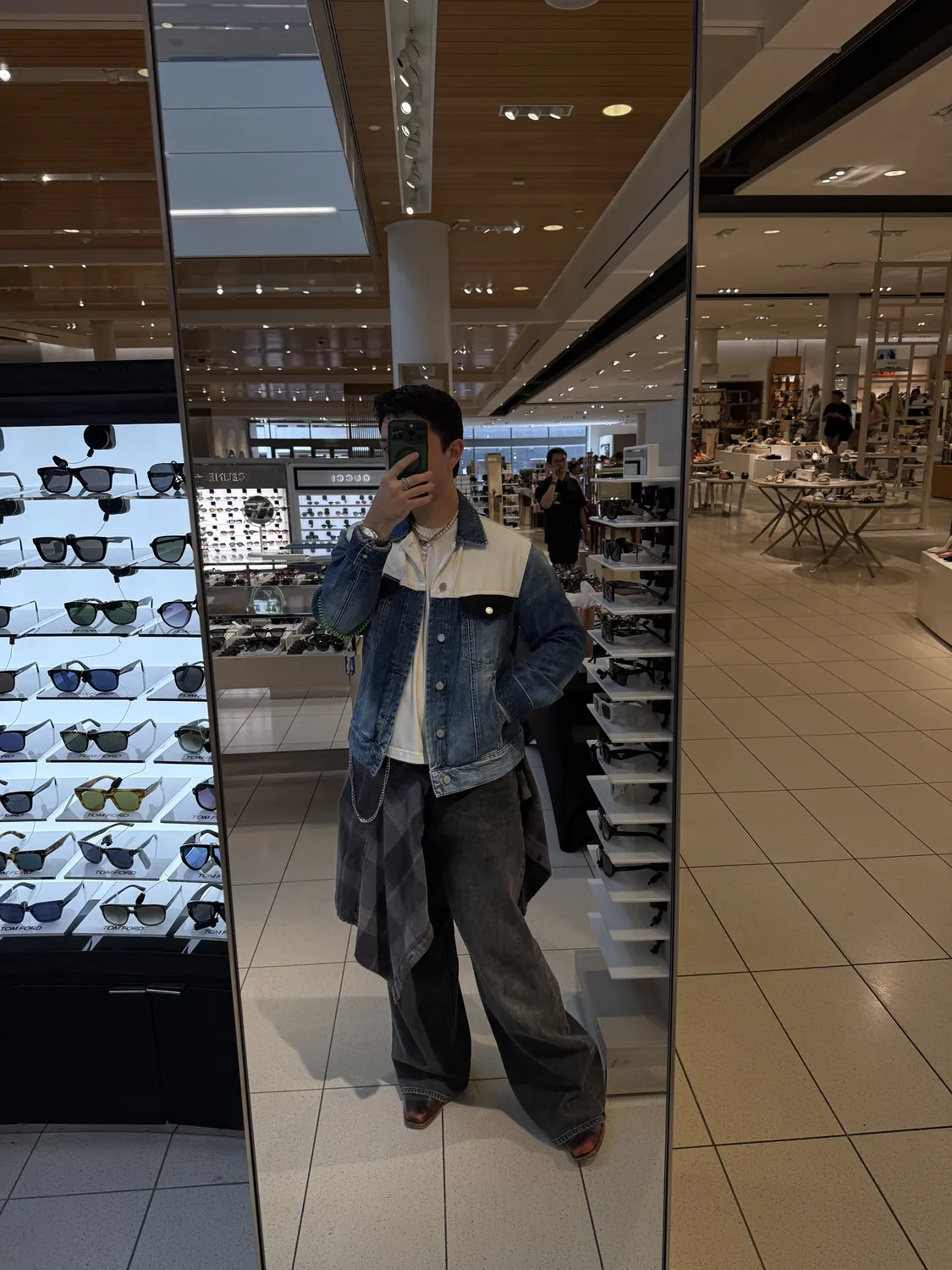 Everyday fit — patchwork denim jacket